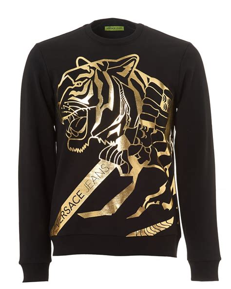 versace tiger sweater|versace men's cardigans.